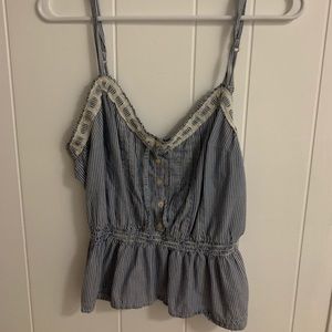 Hollister button down cami size large